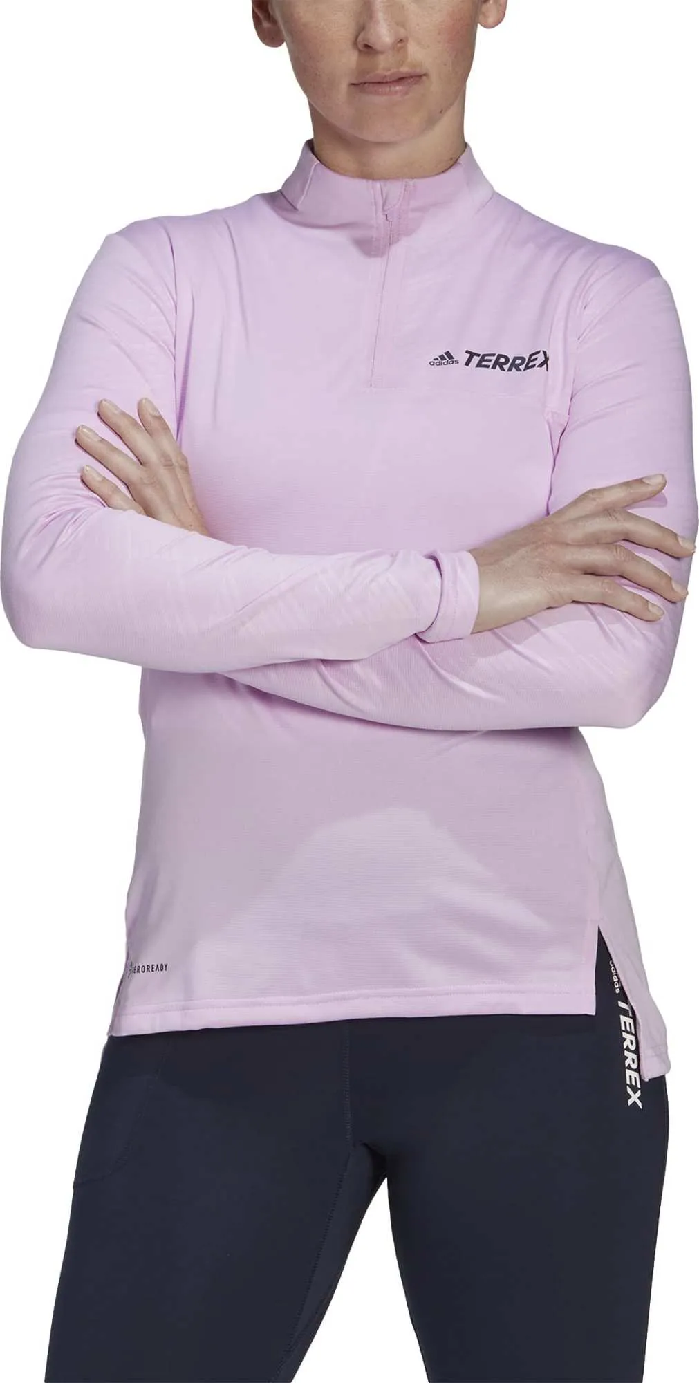 Adidas Women's Terrex Multi Half-Zip Tee Blilil | Buy Adidas Women's Terrex Multi Half-Zip Tee Blilil here | Outnorth