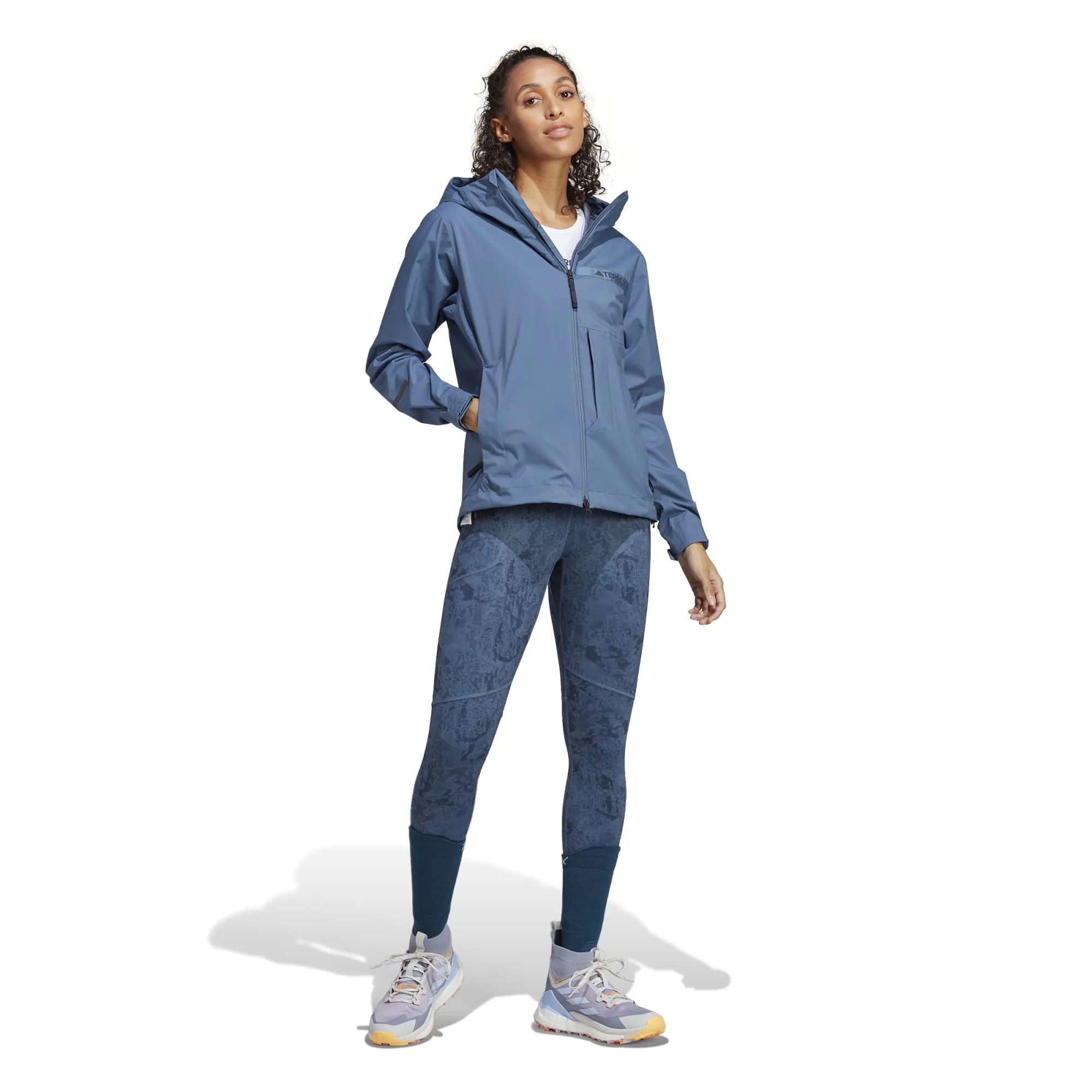 Adidas Women's Terrex Multi RAIN.RDY 2.5-Layer Rain Jacket Wonste | Buy Adidas Women's Terrex Multi RAIN.RDY 2.5-Layer