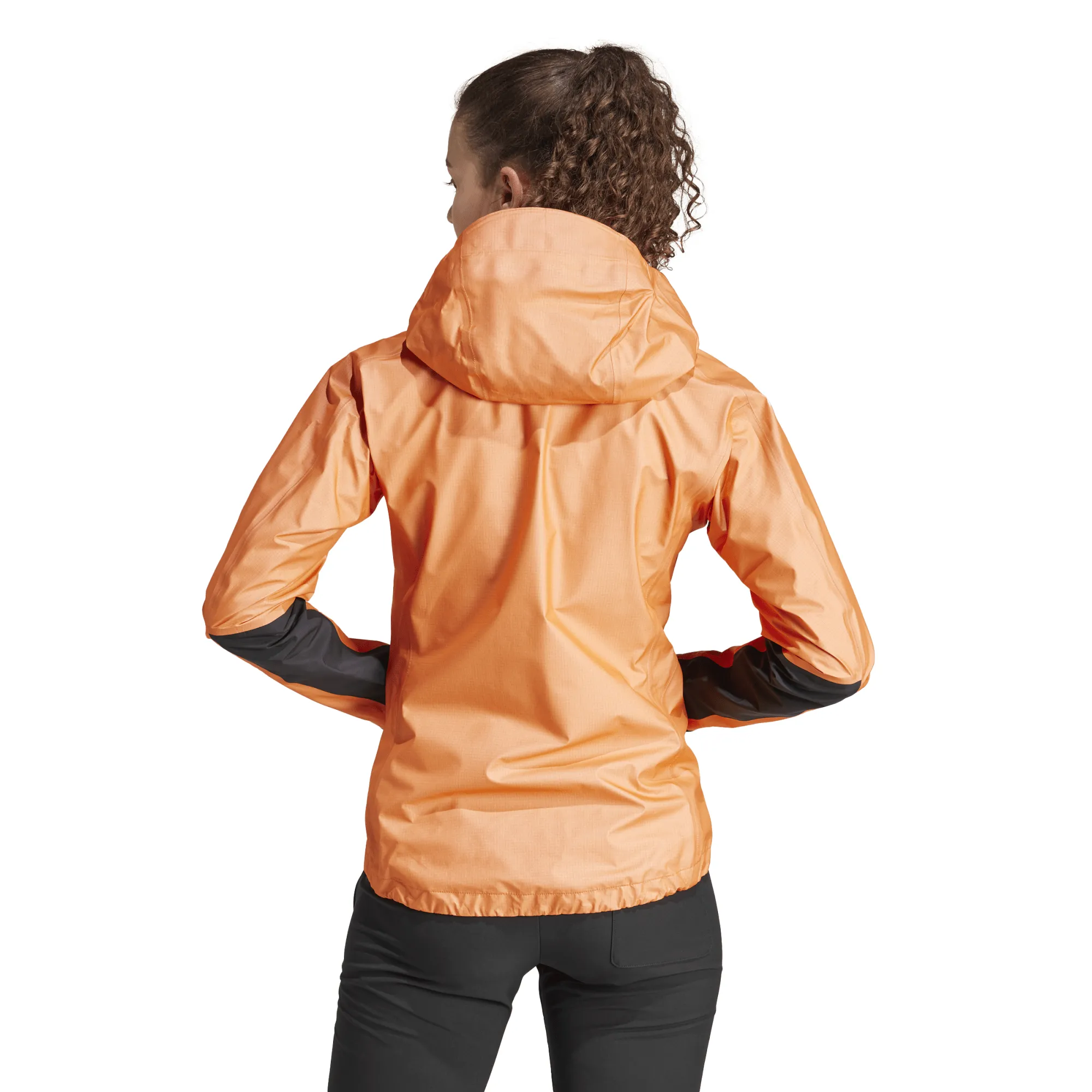 Adidas Women's Terrex Techrock Light GORE-TEX Active Rain Jacket Semi Impact Orange | Buy Adidas Women's Terrex Techro