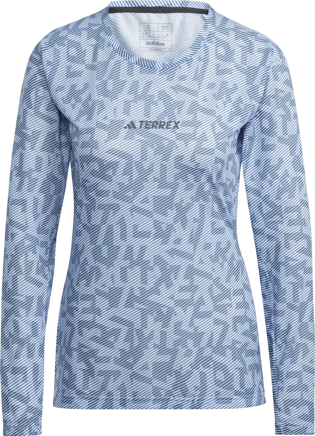 Adidas Women's Terrex Trail Running Long Sleeve Tee Bludaw/Wonste | Buy Adidas Women's Terrex Trail Running Long Sleev