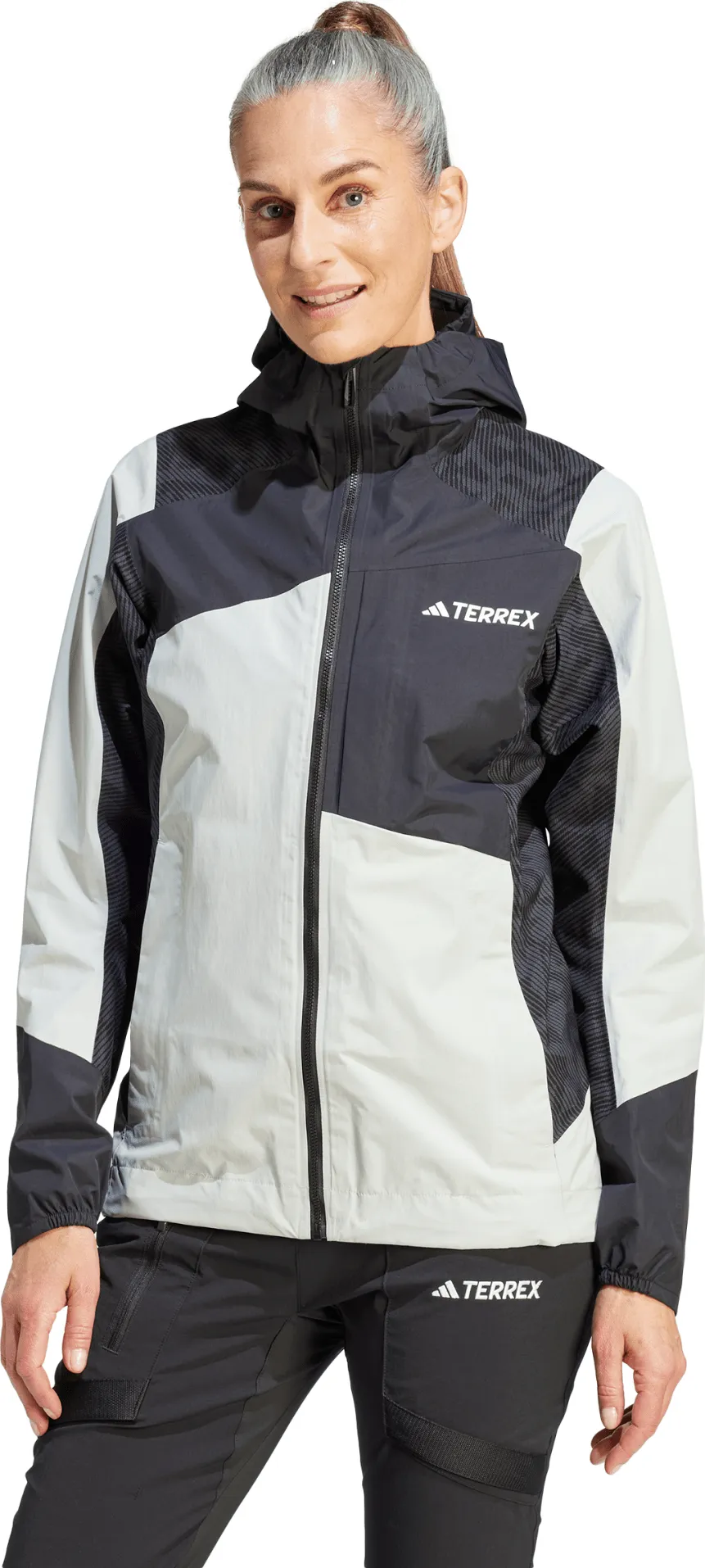 Adidas Women's TERREX Xperior Hybrid RAIN.RDY Jacket Wonsil/Black | Buy Adidas Women's TERREX Xperior Hybrid RAIN.RDY 