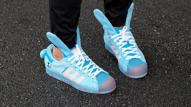 Adidas x superstar melting sadness bunny