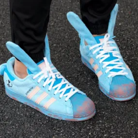 Adidas x superstar melting sadness bunny