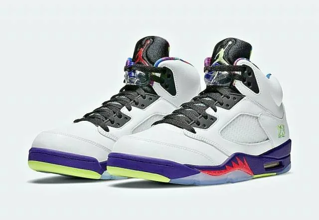 Authentic nike air jordan 5 retro alternate bel-air (gs) db3024 100 youth size