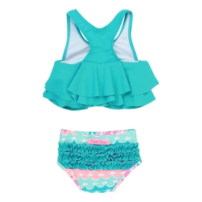 Baby Girls' RuffleButts Flounce Swim Bikini Set