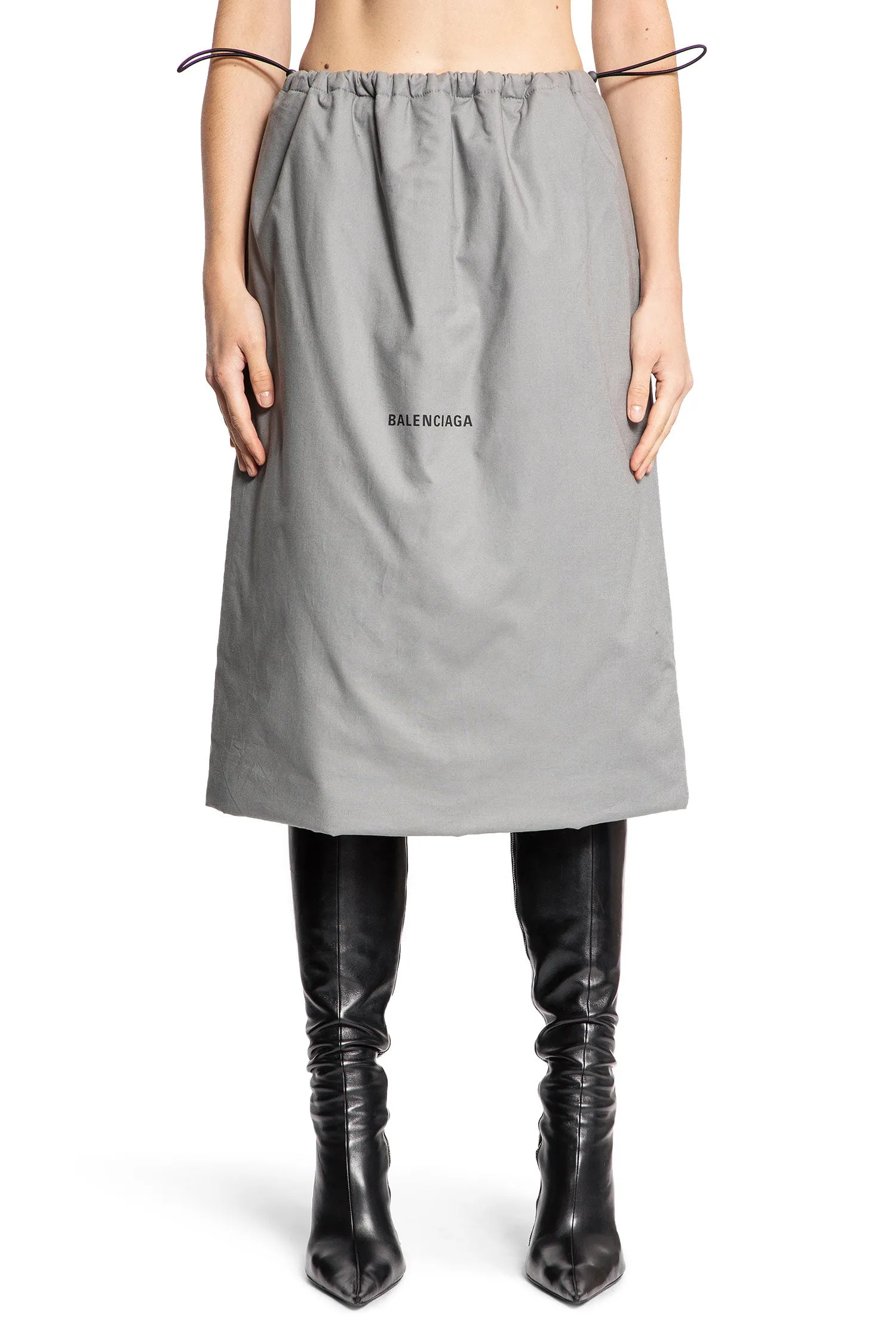 balenciaga poplin dust bag skirt