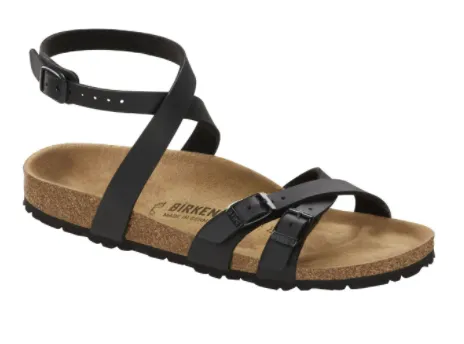 Birkenstock Blanca Sandals Regular black Birko-Flor Ankle Strap