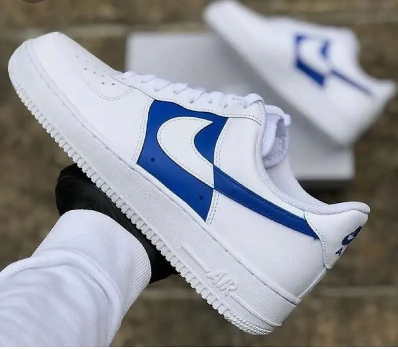 Blue Custom Nike Air Force 1_s