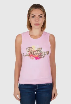 BULLZYE WOMENS BLOSSOM TANK PINK