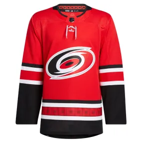 CAROLINA HURRICANES ADIDAS ADIZERO PRIMEGREEN AUTHENTIC RED HOME JERSEY