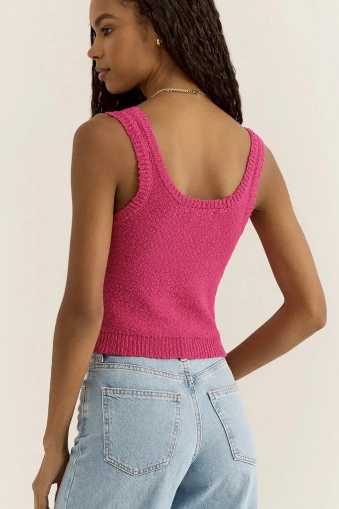 Catalina Tank Top-Very Berry