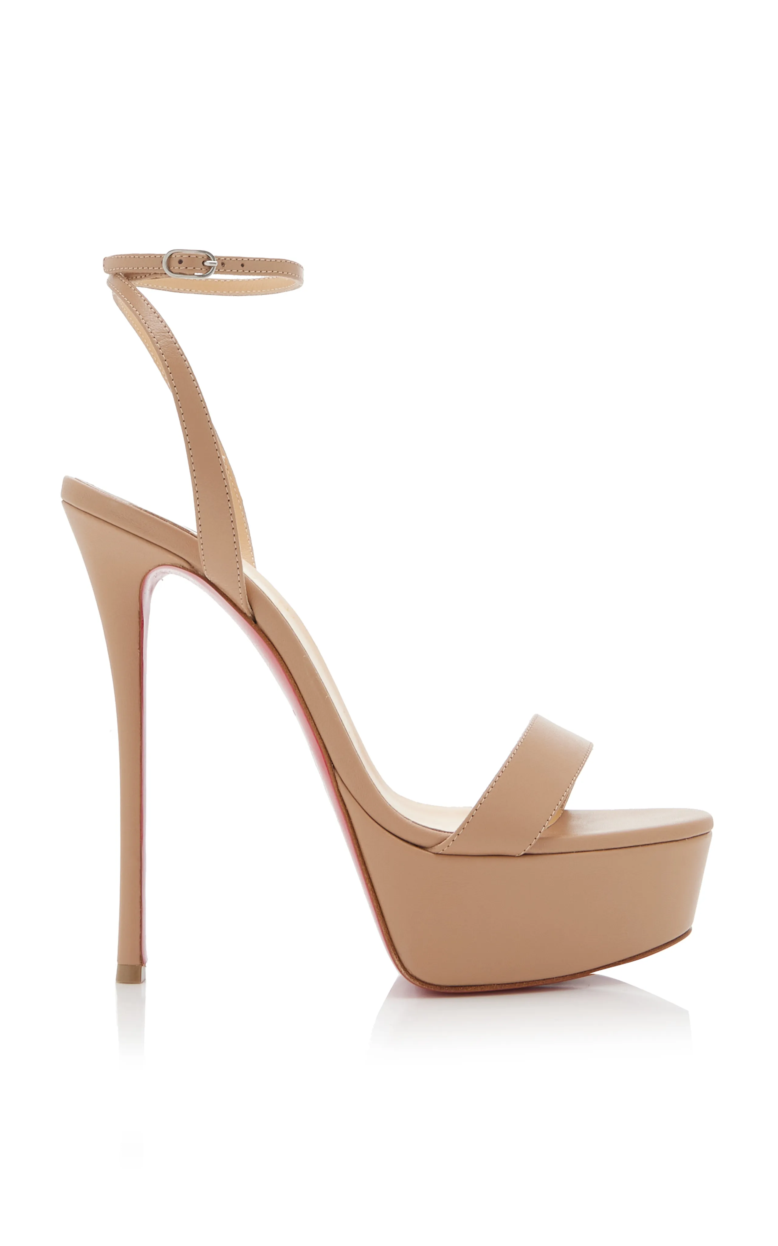 Christian Louboutin Loubi Queen Alta 150mm Leather Platform Sandals