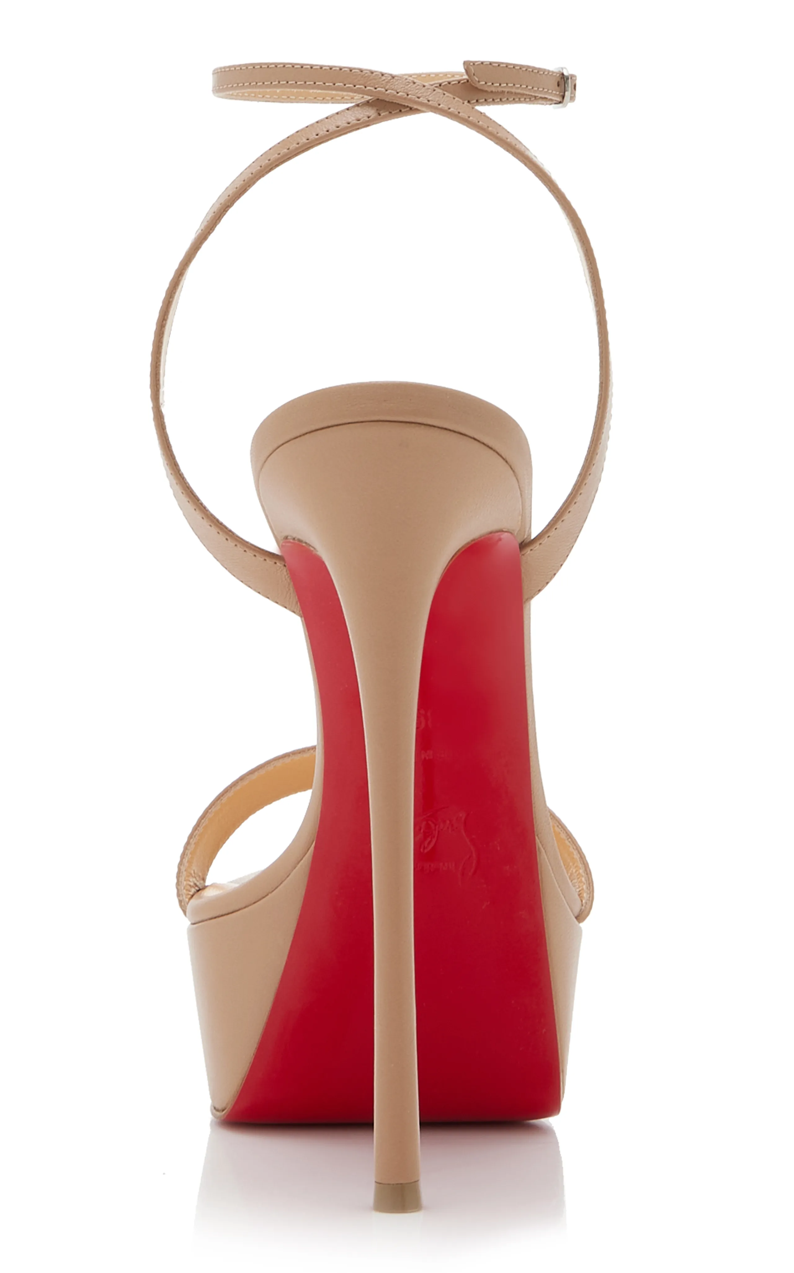 Christian Louboutin Loubi Queen Alta 150mm Leather Platform Sandals