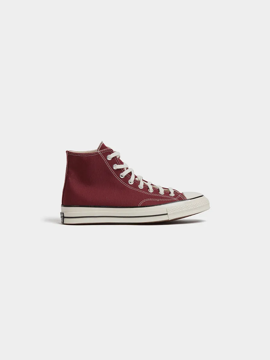 Chuck 70 Hi, Deep Bordeaux / Egret