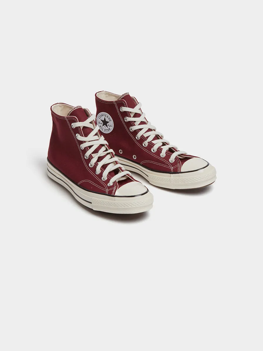 Chuck 70 Hi, Deep Bordeaux / Egret