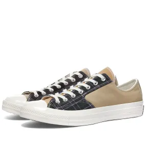 Converse Chuck Taylor 1970s Ox UpcycledTan, Black & Egret