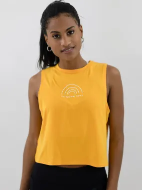 CorePower Yoga Half Glow Mustard Tank