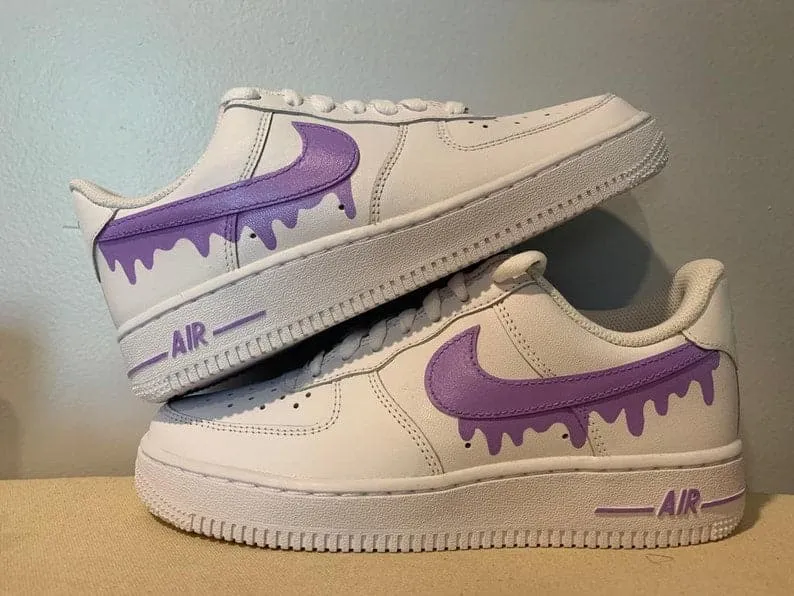 Custom Nike Air Force 1 Any Color Drip