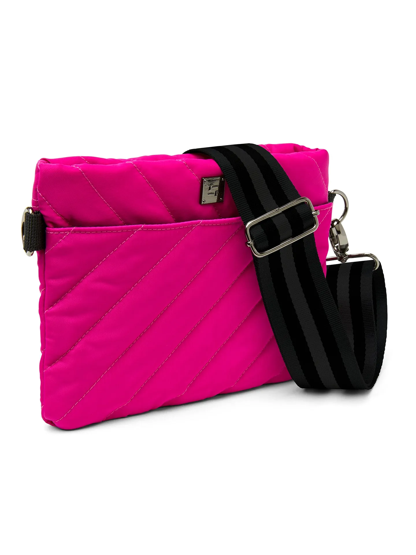 Diagonal Bum Bag 2.0 - FUCHSIA NOIR