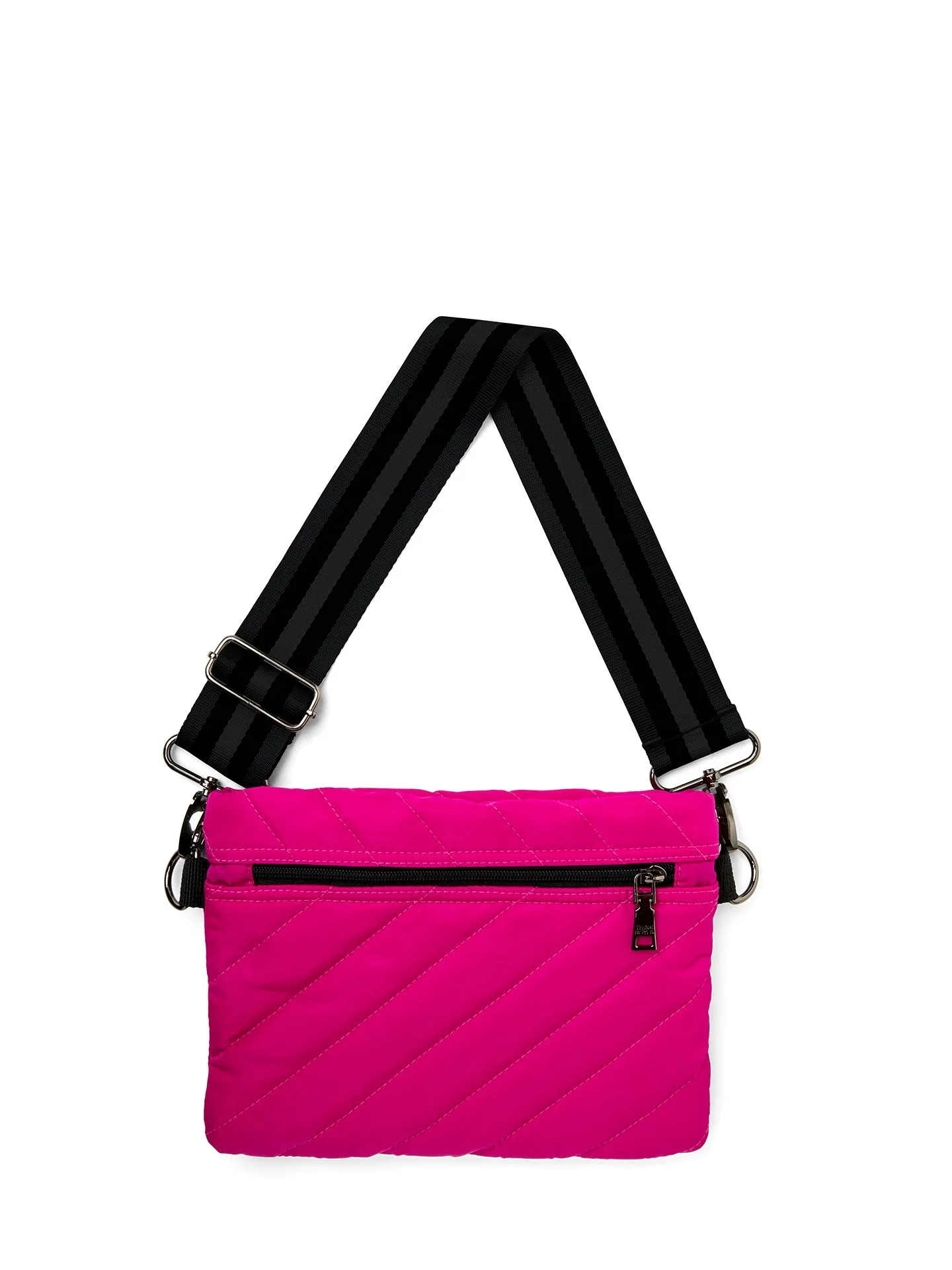 Diagonal Bum Bag 2.0 - FUCHSIA NOIR