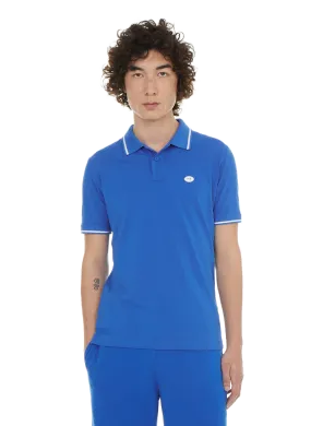 Eden park  Cotton polo shirt - Blue