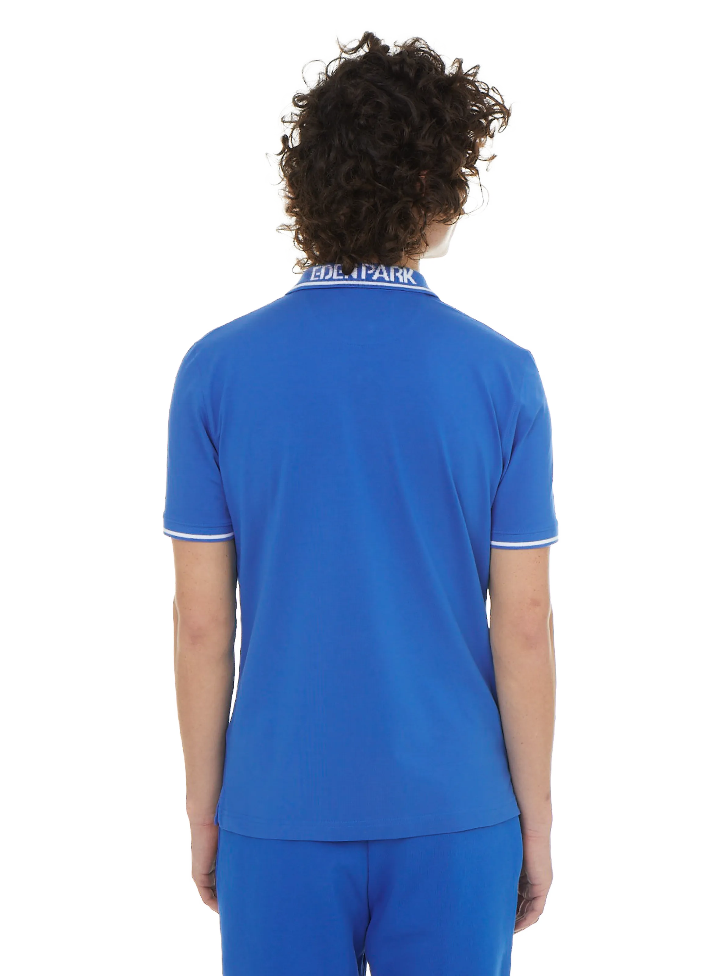 Eden park  Cotton polo shirt - Blue