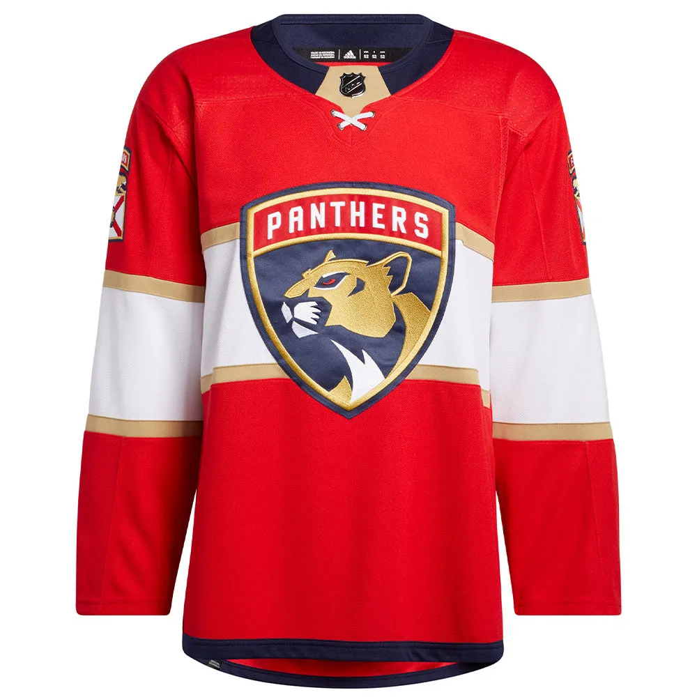 FLORIDA PANTHERS ADIDAS ADIZERO PRIMEGREEN AUTHENTIC RED HOME JERSEY