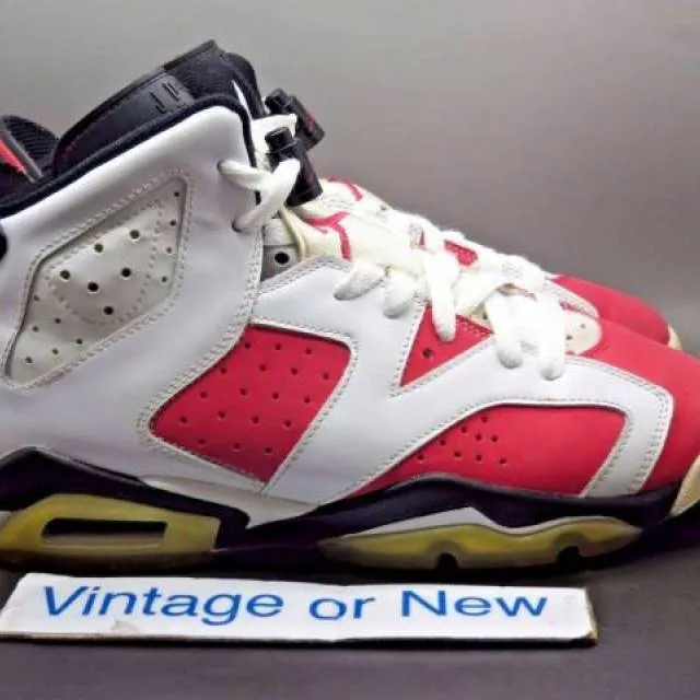 Girls' Nike Air Jordan VI 6 Coral Rose Pink Retro GS 201...