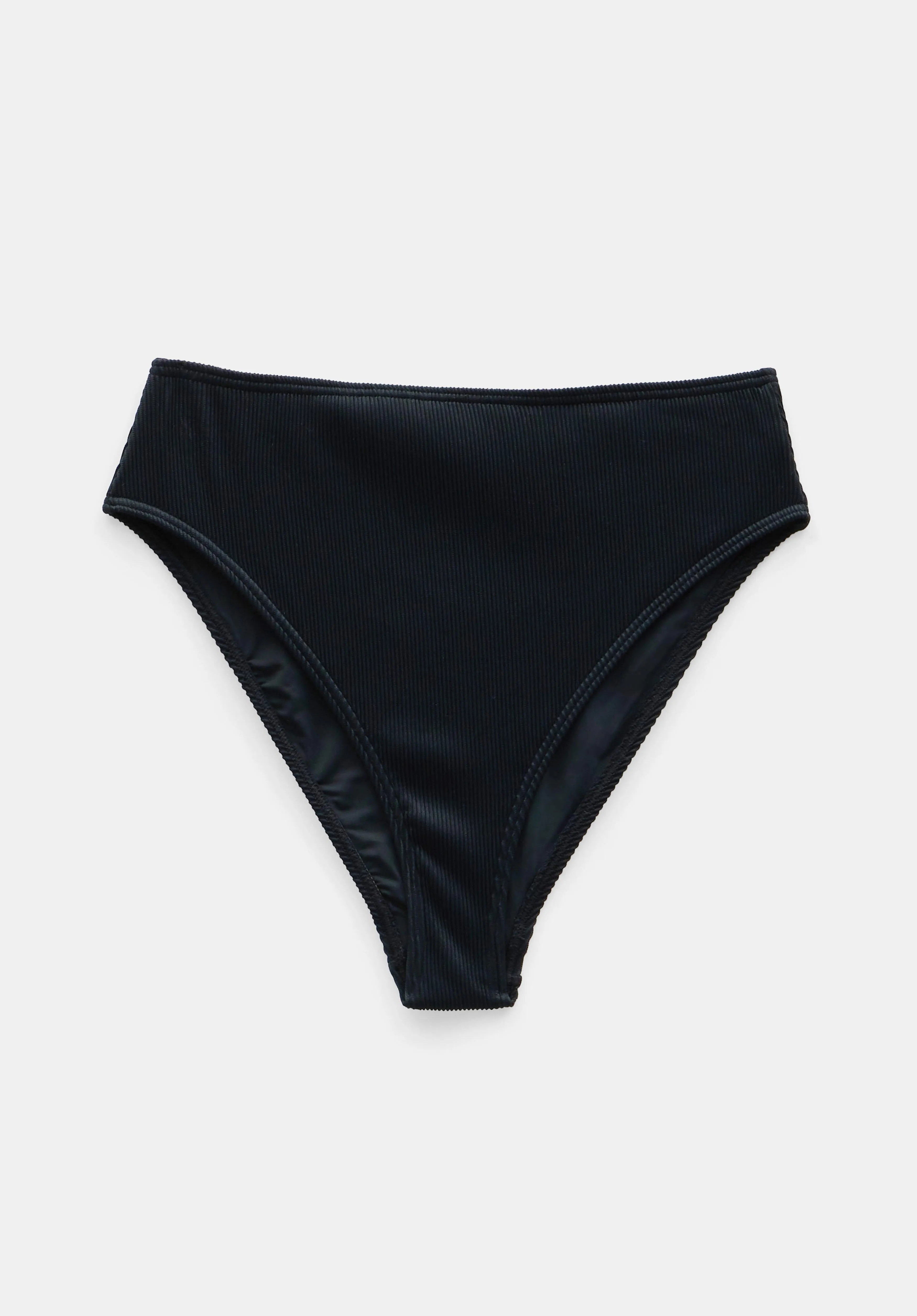 Harper High Waisted Rib Bikini Bottoms