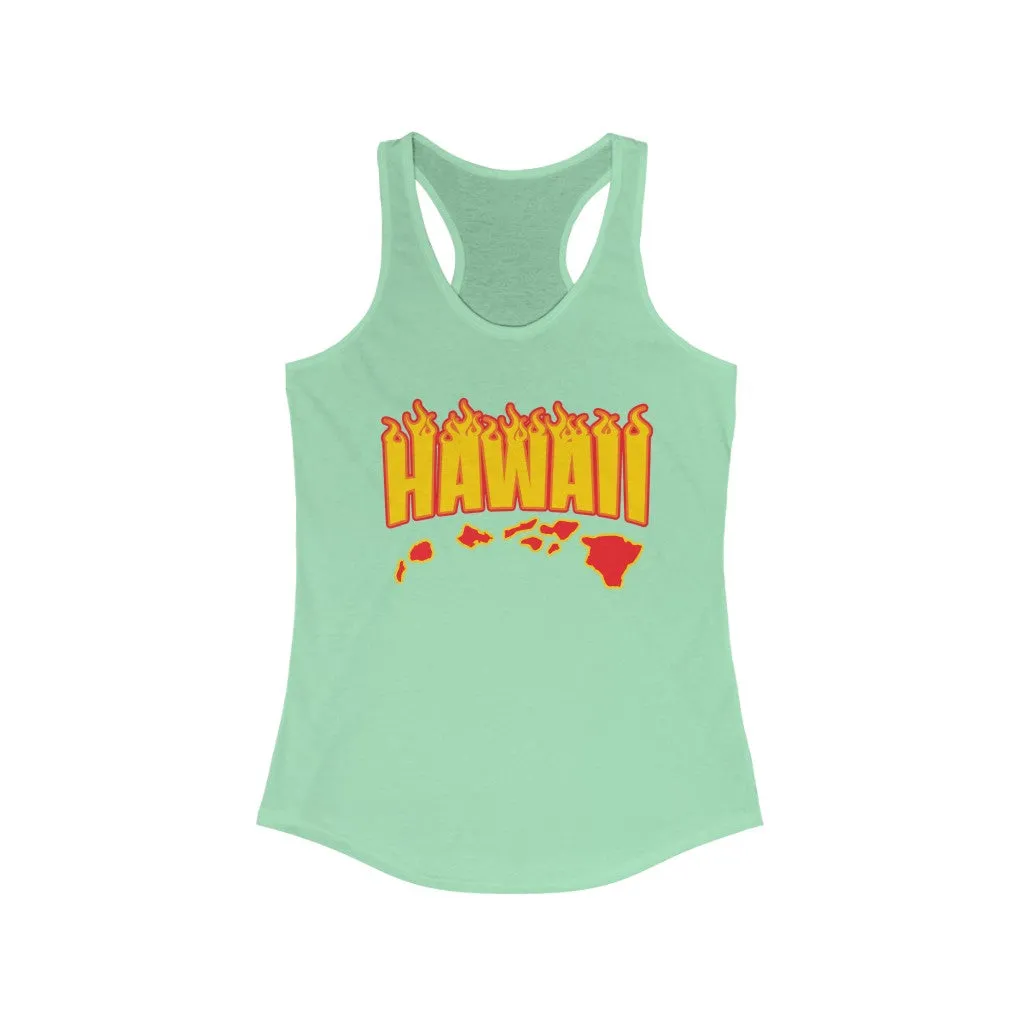 Hawaii Fire Wahine Racerback Tank