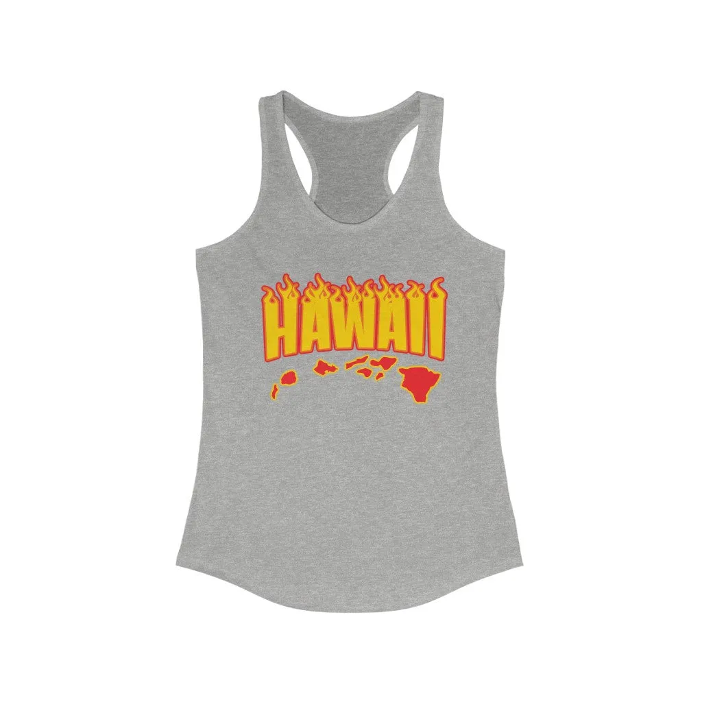 Hawaii Fire Wahine Racerback Tank