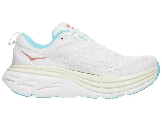 Hoka | Bondi 8 | Women's | Frost/Rose Gold