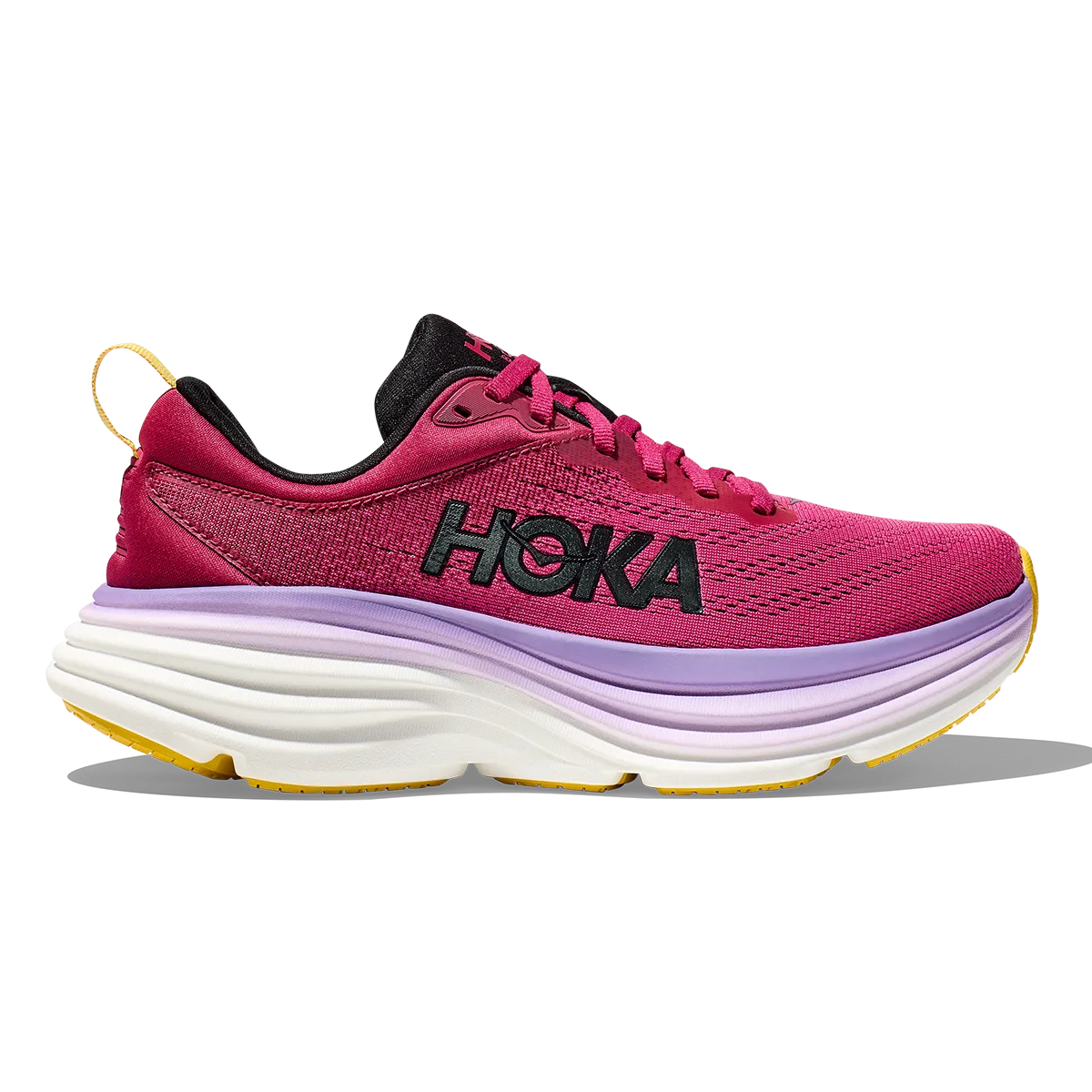 Hoka Bondi 8 - Cherries Jubilee - Pink Yarrow