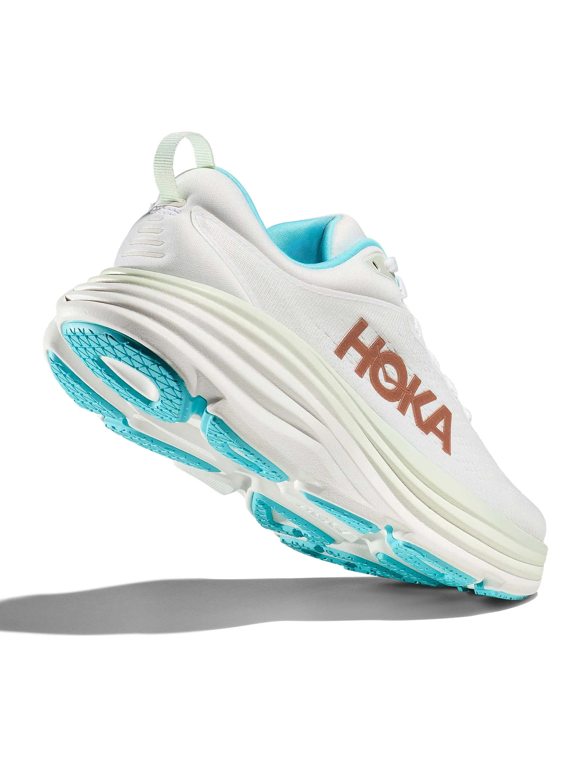 HOKA Bondi 8 - Frost/Rose Gold