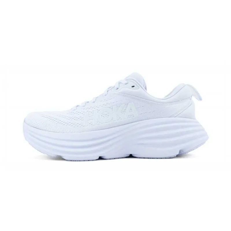 HOKA BONDI 8 WHITE/WHITE FOR WOMEN'S