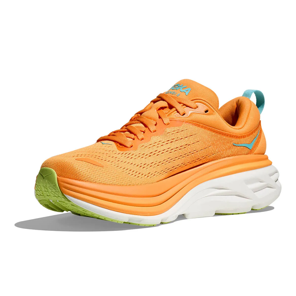 Hoka Bondi 8 Womens | Solar Flare / Lettuce