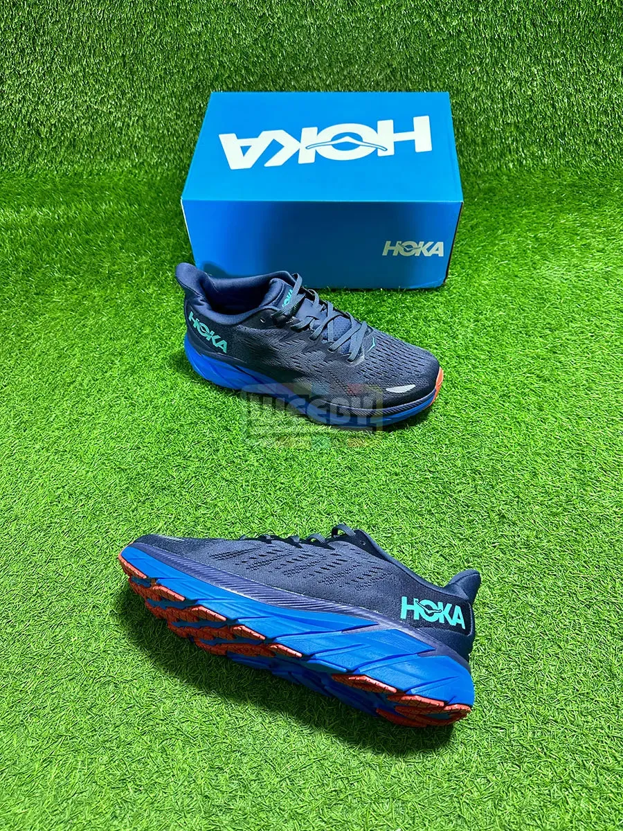 Hoka Clifton 8 (Gr/Blue) (Premium Quality)