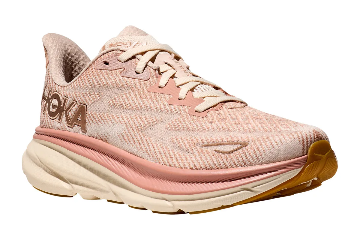 Hoka Clifton 9 B Sandstone/Cream Womens