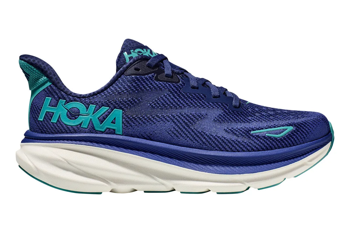 Hoka Clifton 9 D Bellwether Blue/Evening Sky Womens