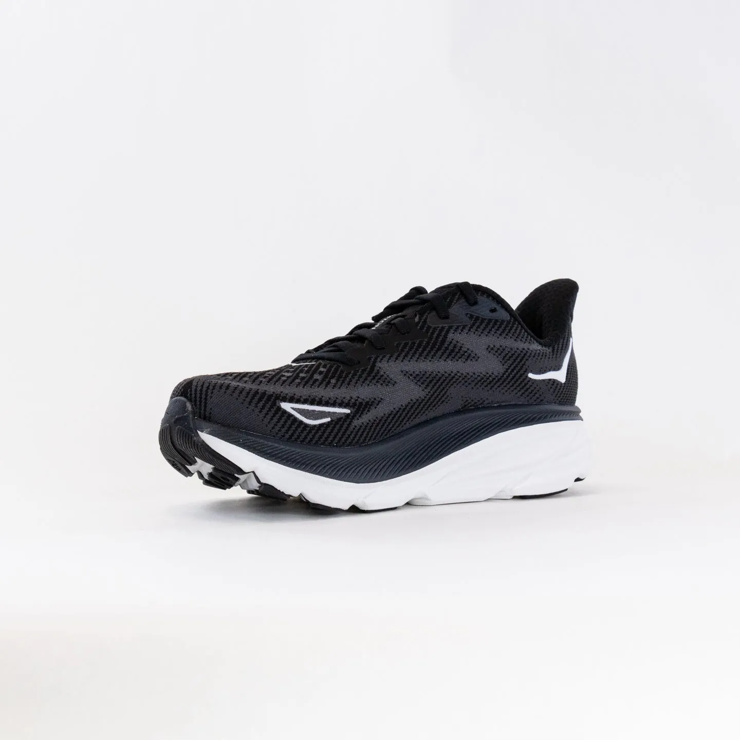 Hoka Clifton 9 (Women's) - Black/White