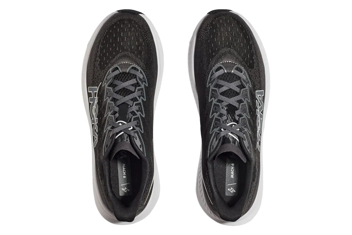 Hoka Mach 6 D Black/White Mens