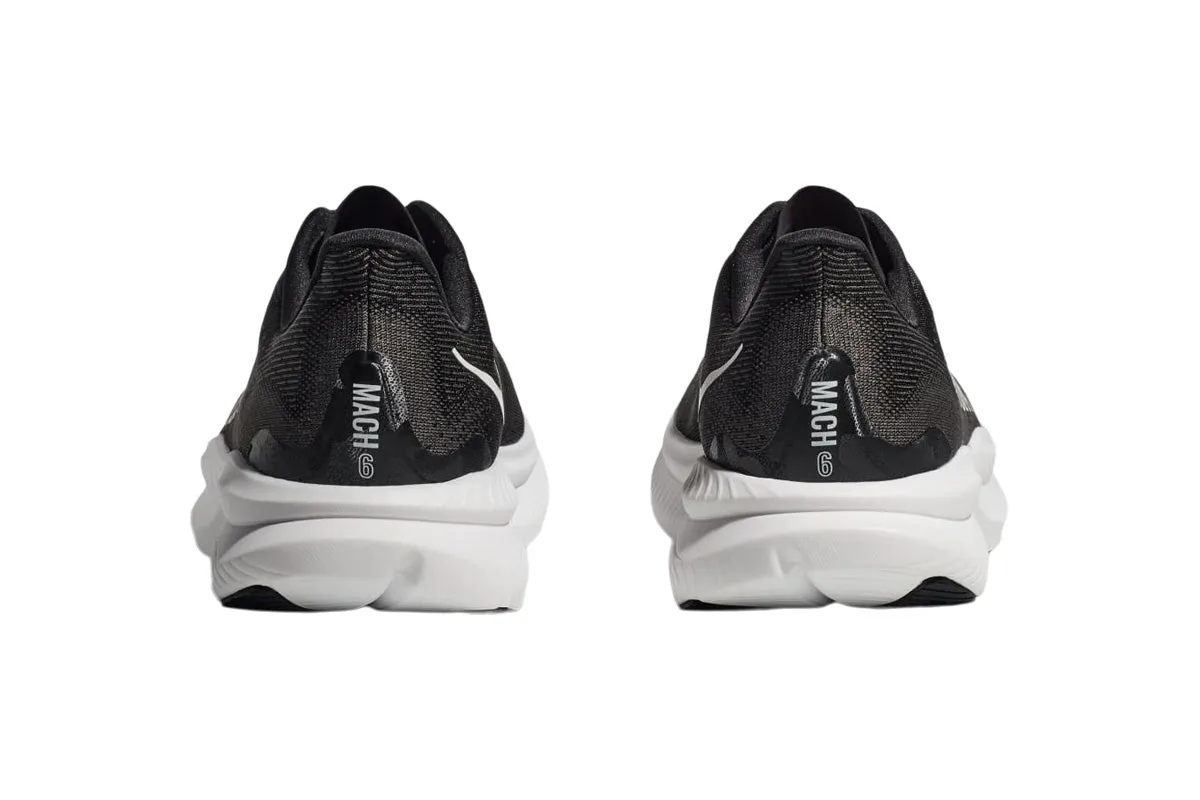 Hoka Mach 6 D Black/White Mens