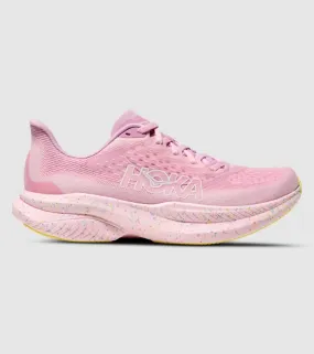 hoka mach 6 mens pink twilight lemonade