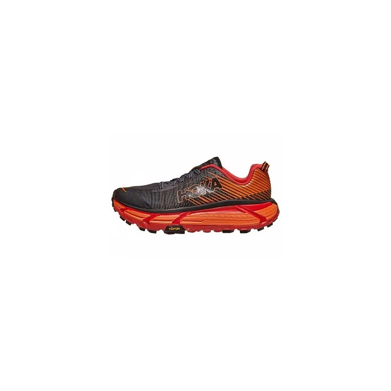 HOKA MAFATE EVO 2 BLACK/POPPY RED FOR WOMEN'S