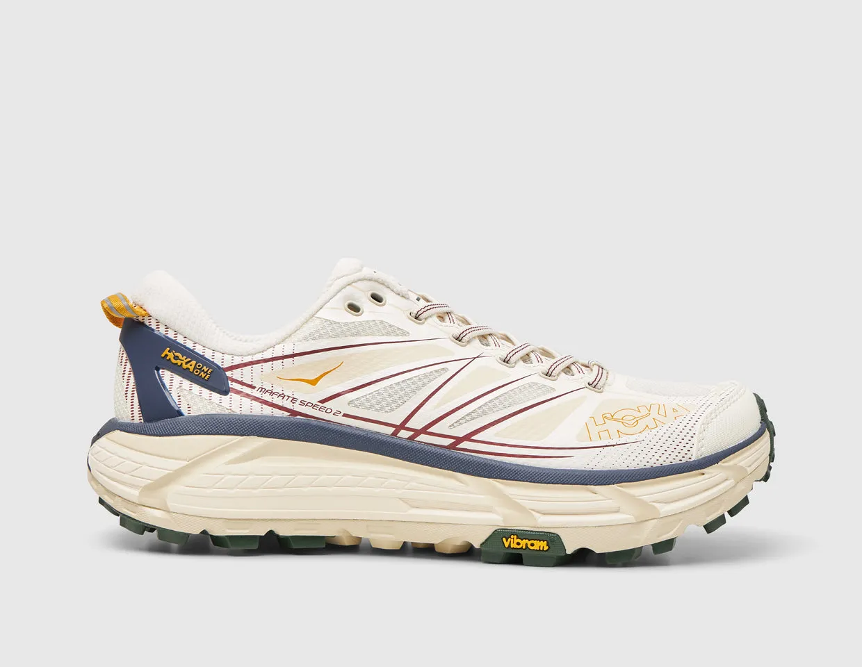 Hoka Mafate Speed 2 Alabaster / Oat milk