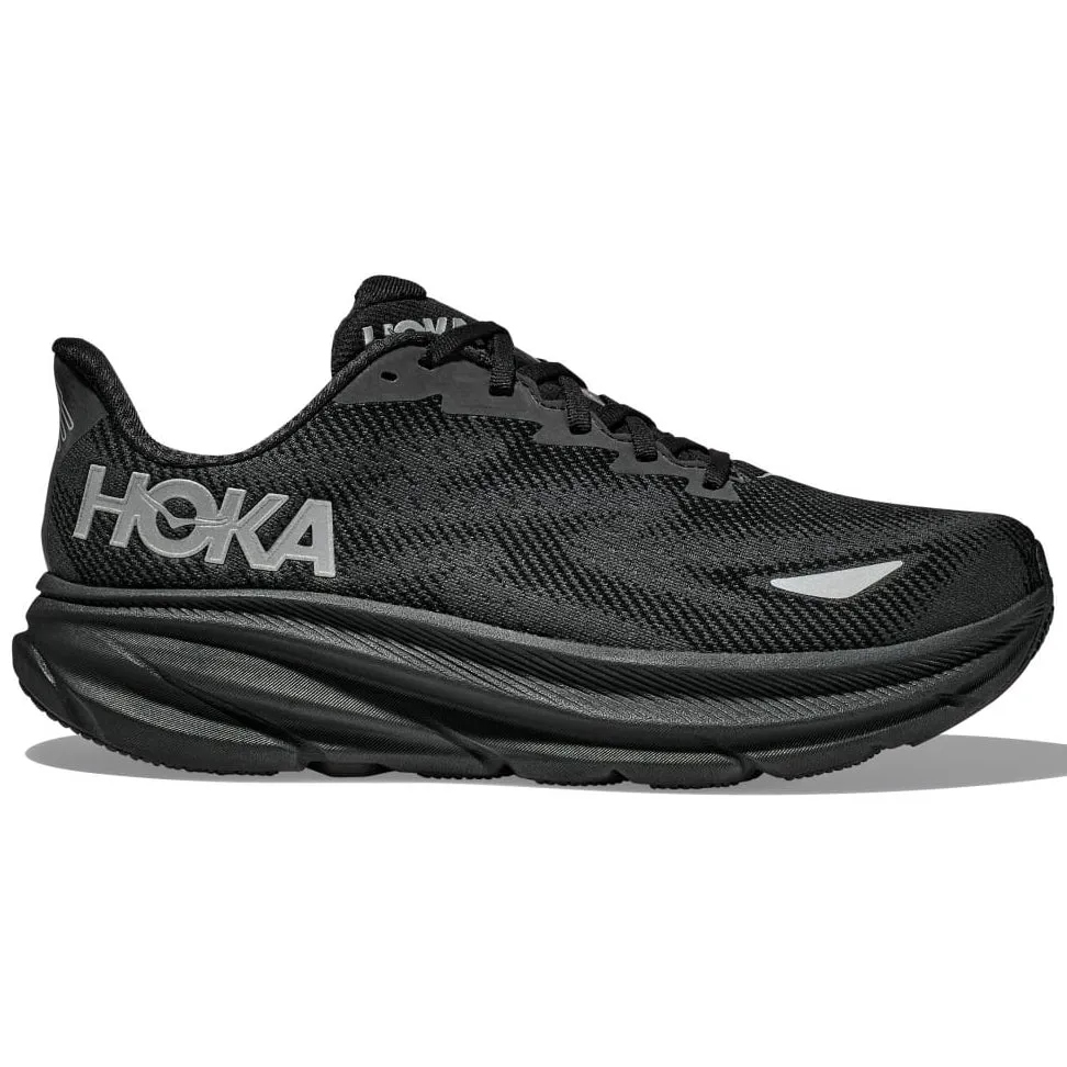 Hoka Men's Clifton 9 GORE-TEX Running Shoes Black / Black