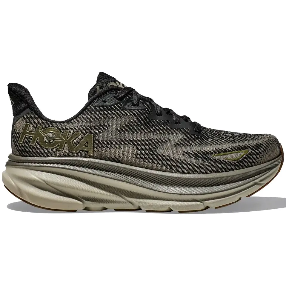 Hoka Men's Clifton 9 Running Shoes Black / Slate