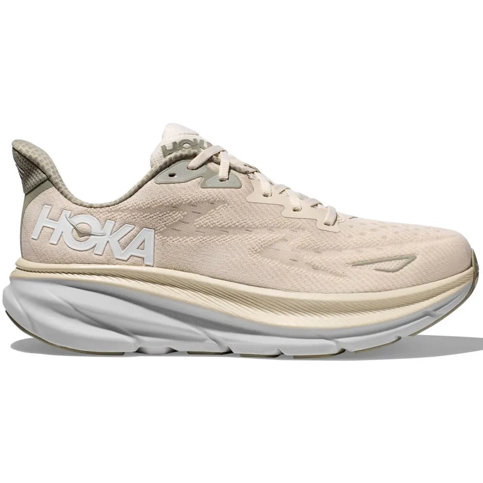 Hoka Men's Clifton 9 Running Shoes Oat Milk / Barley