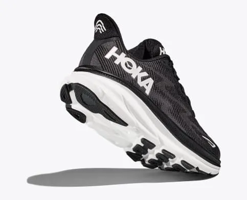 HOKA - Mens Clifton 9 WIDE Black/White