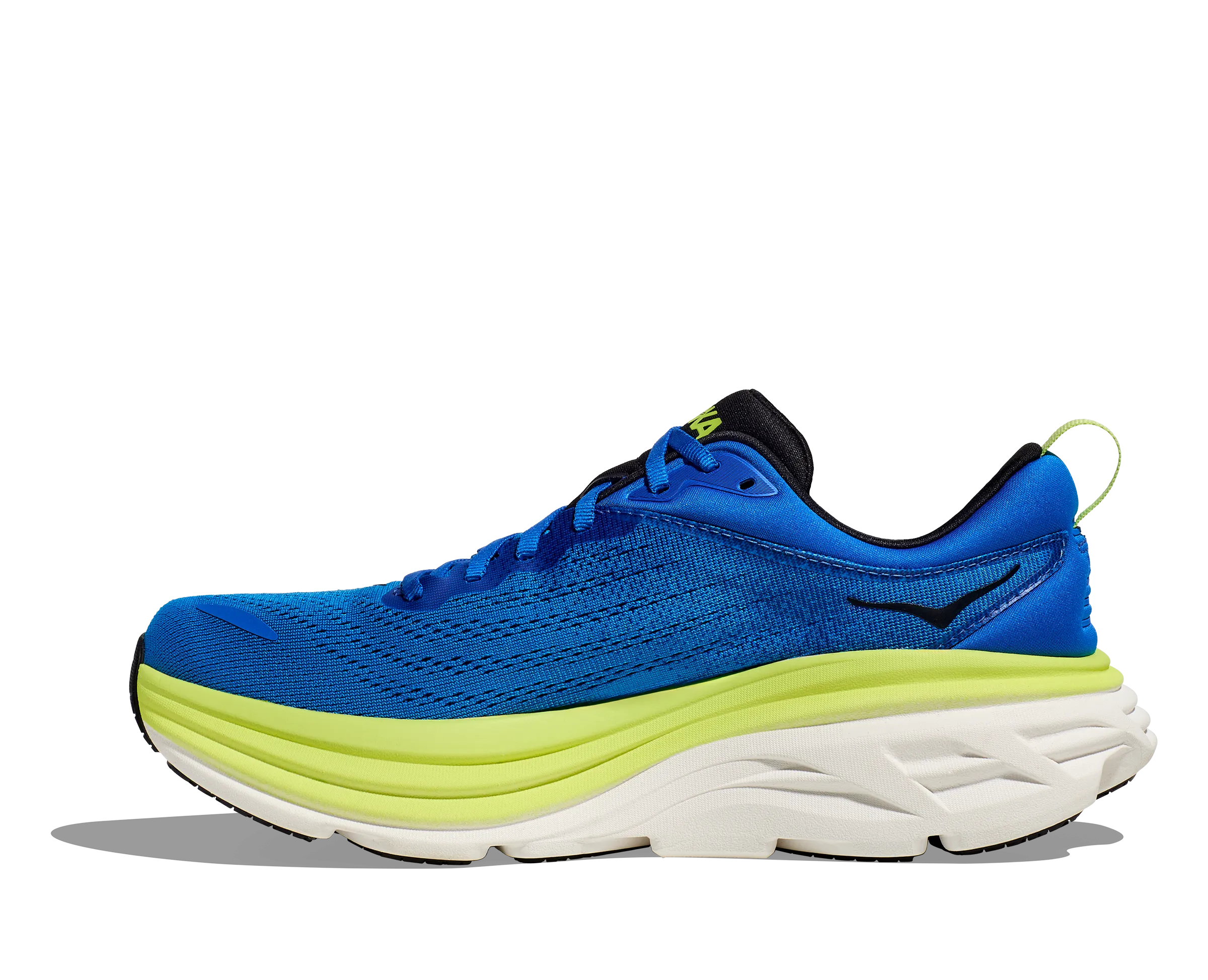 Hoka Men's Bondi 8 Electric Cobalt / Lettuce | Buy Hoka Men's Bondi 8 Electric Cobalt / Lettuce here | Outnorth